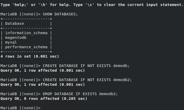 Working with MySQL Databases