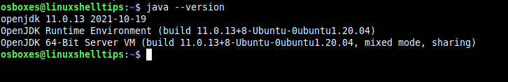 Check Java Version in Ubuntu