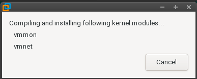 Installing VMWare Kernel Modules