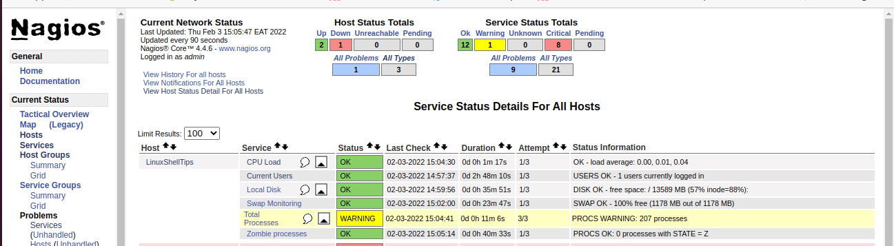 Monitor Remote Linux Host in Nagios