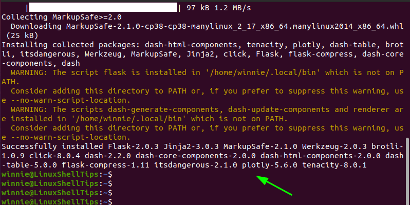 Python Dash Installation