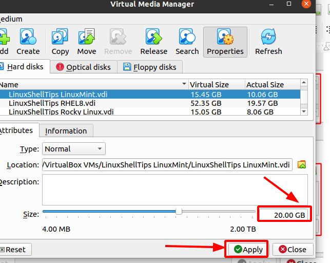 Increase Virtual Machine Disk Size