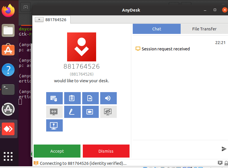 Accept AnyDesk Remote Access