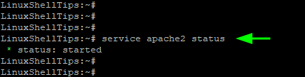 Check Apache in Alpine Linux