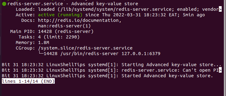 Check Redis Status in Ubuntu