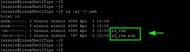 Confirm SSH Directory