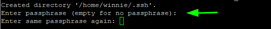 Create Passphrase in AlmaLinux