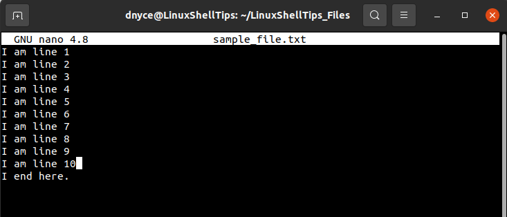 Create Text File in Linux
