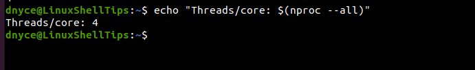 Find Linux CPU Cores