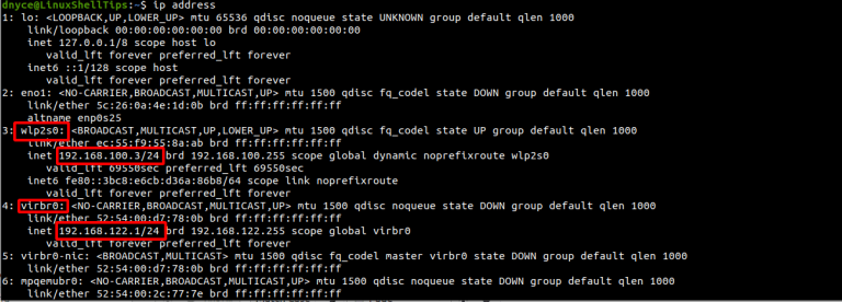 How to Find Out IP Address of Linux Machine