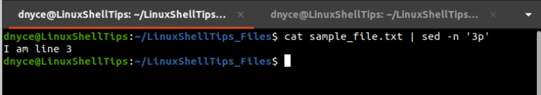 How to Read/Print a Particular Line from a File in Linux