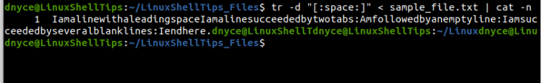 How to Remove All White Space Characters From a Text File