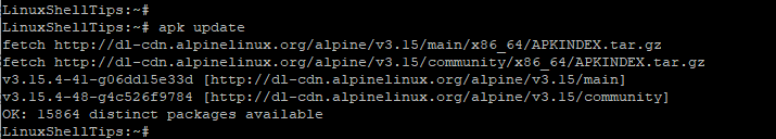 Update Alpine Linux