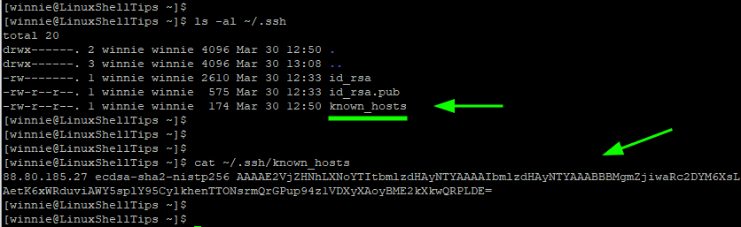 View SSH Host File