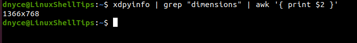 Find Linux Desktop Screen Resolution Using xdpyinfo Command