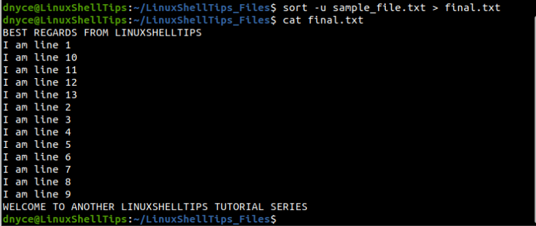 How to Find and Remove Duplicate Lines in a Text File