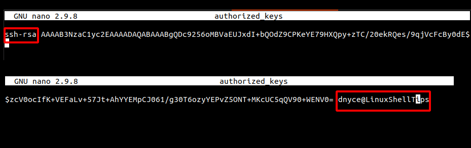 View SSH Authorized Keys