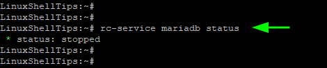 Check MariaDB Status