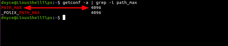 Find Linux File Path Length