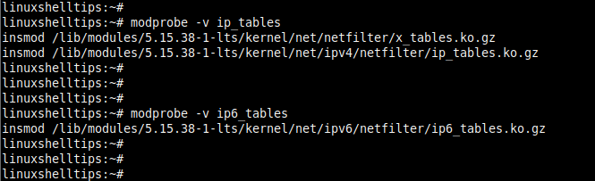 Load Kernel Modules