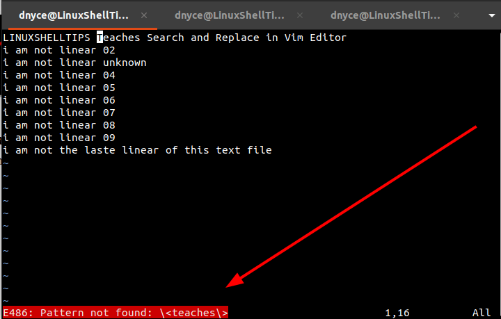 Search and Replace Case Sensitive in Vim