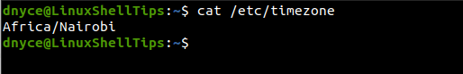 View Linux System Timezone