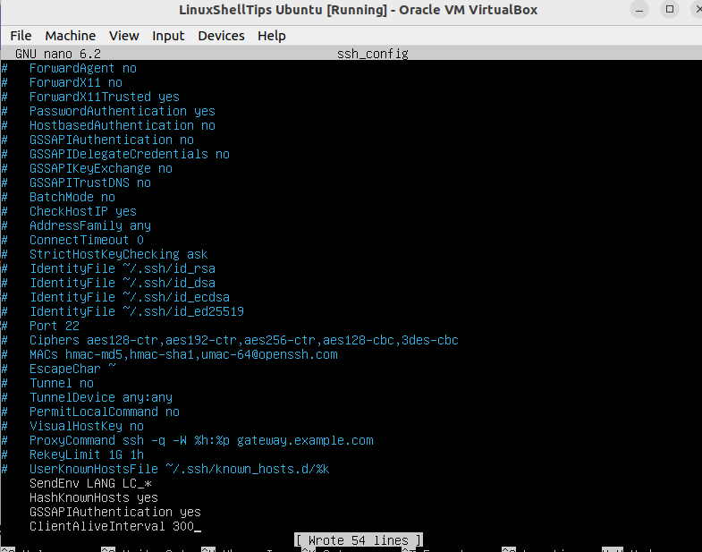 Set SSH Connection Timeout