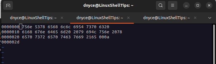 Edit Binary File in Linux