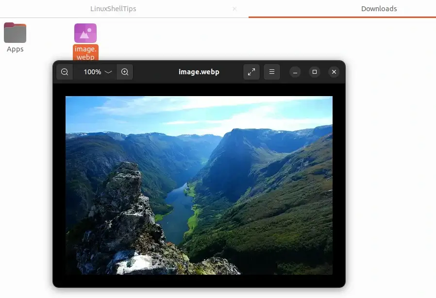 View WebP Images in Linux