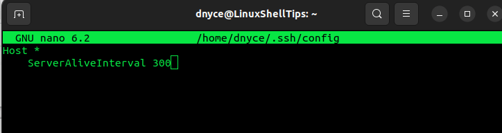Keep SSH Connection Alive