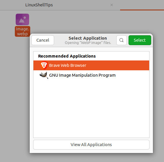View WebP Image in Linux