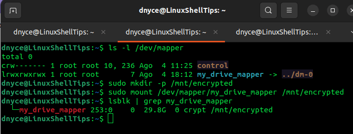 Confirm Drive Mapper Type