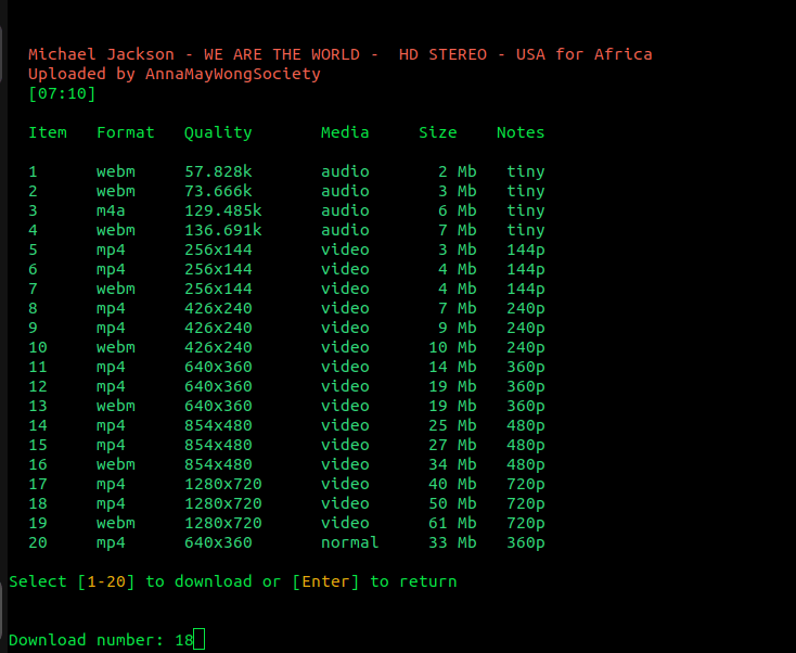 Download Youtube Videos from Linux Terminal