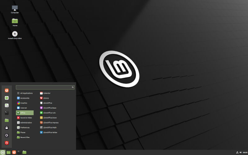 Linux Mint Cinnamon Desktop