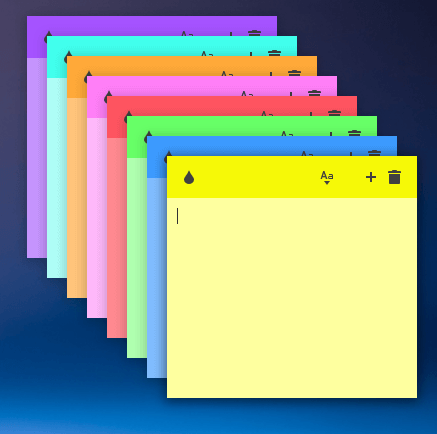 Linux Mint Sticky Notes Colors