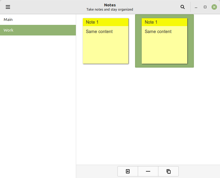 Linux Mint Sticky Notes