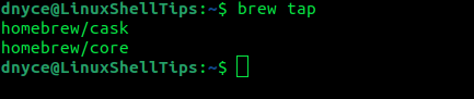 List Brew Repositories