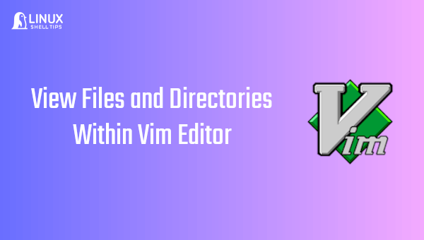 View Files and Directories Within Vim Editor