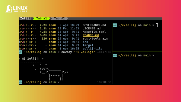 Zellij - Linux Terminal Workspace