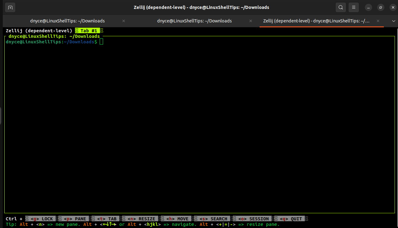 Zellij Terminal Workspace