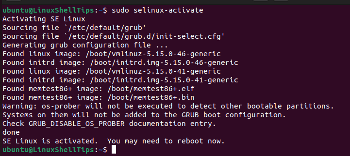 Active SELinux