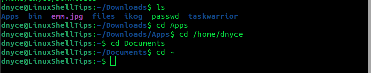 Change Directory in Linux