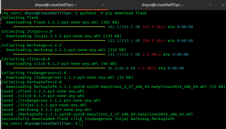 Python Package Manager PIP Cheat Sheet for Linux