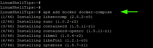 Install Docker in Alpine Linux