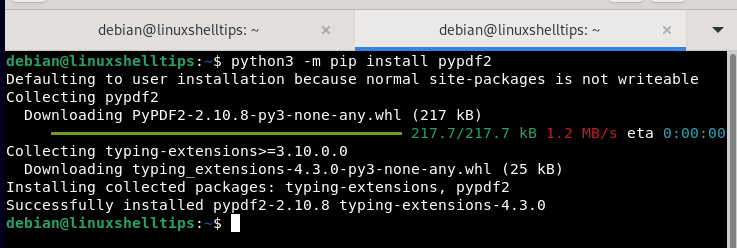 Install Python Module in Debian