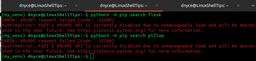 PIP Search Package
