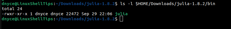 Julia Installation Path