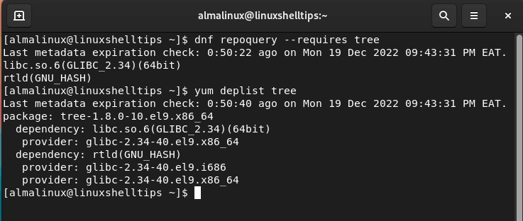 Check Package Dependencies