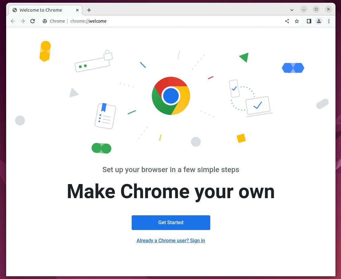 Running Google Chrome on Ubuntu