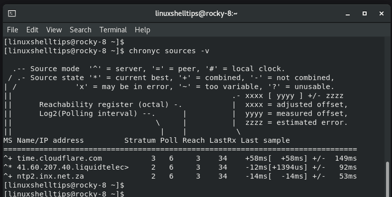 Time Synchronize Summary